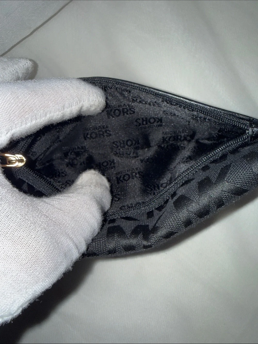 Michael Kors Fulton Flat Slim Wallet In Black